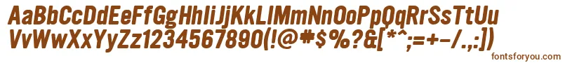 UltramagneticBoldoblique Font – Brown Fonts