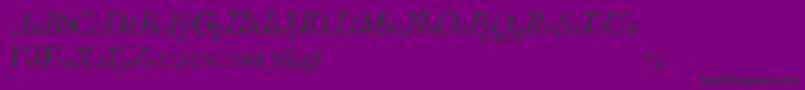 Шрифт SteppedInTimes – чёрные шрифты на фиолетовом фоне