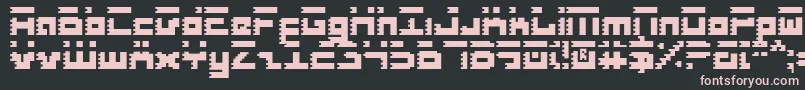 RoidRage Font – Pink Fonts on Black Background
