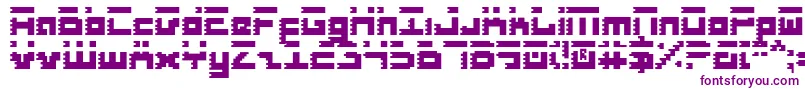 RoidRage Font – Purple Fonts on White Background