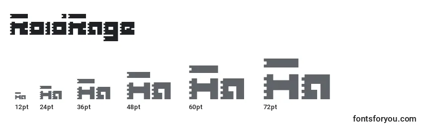 RoidRage Font Sizes