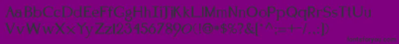 Ken Font – Black Fonts on Purple Background