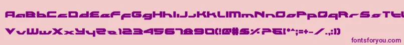 Alexlcb Font – Purple Fonts on Pink Background