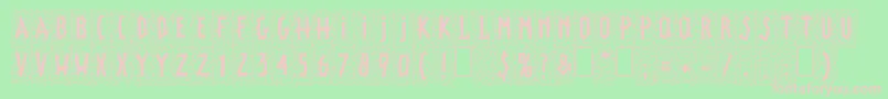 Police LinotypepaintitBlack – polices roses sur fond vert