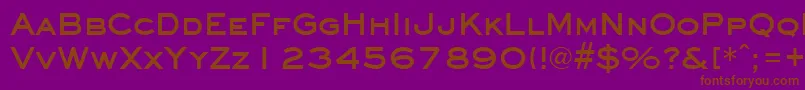 Lisätietoja EyechartBold-fontista EyechartBold-fontti – ruskeat fontit violetilla taustalla