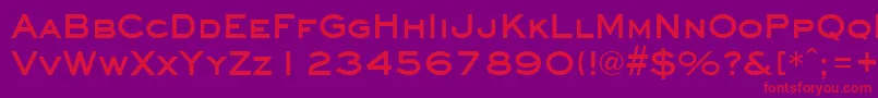 More about EyechartBold Font EyechartBold Font – Red Fonts on Purple Background