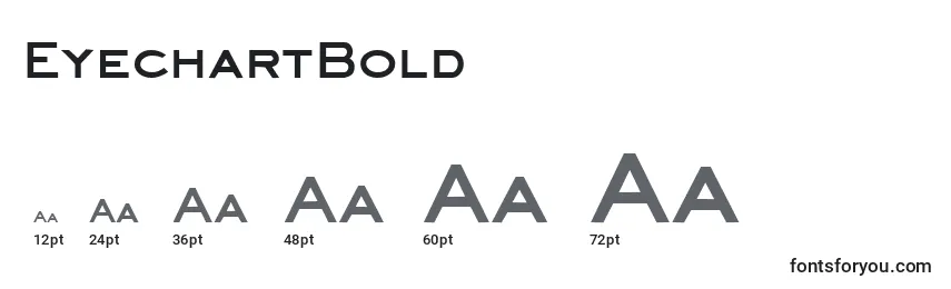 EyechartBold Font Sizes