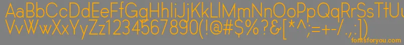 HastaGrotesk Font – Orange Fonts on Gray Background