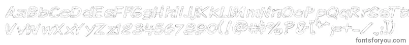 KomikaSketch-Schriftart – Graue Schriften