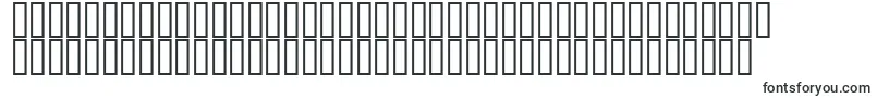 KufiOutlineShaded-Schriftart – Schriftarten, die mit K beginnen