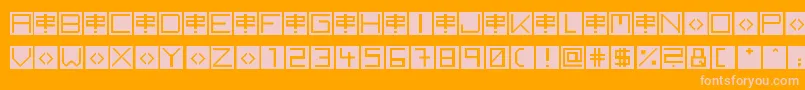 More about BackToHeavyCoatFatGround Font BackToHeavyCoatFatGround Font – Pink Fonts on Orange Background