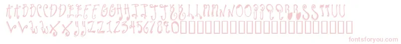 TwilightExpress Font – Pink Fonts on White Background