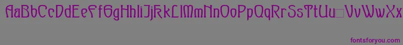 Шрифт SylphBold – фиолетовые шрифты на сером фоне