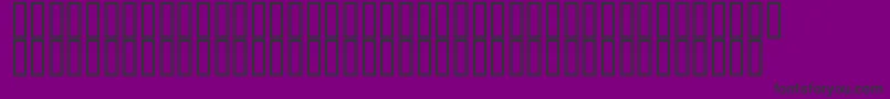Flyman-fontti – mustat fontit violetilla taustalla