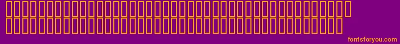 Шрифт Flyman – оранжевые шрифты на фиолетовом фоне
