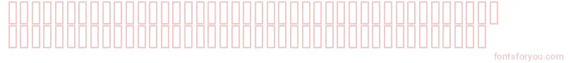 Fonte Flyman – fontes rosa em um fundo branco