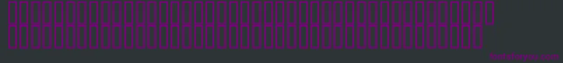 Flyman-fontti – violetit fontit mustalla taustalla