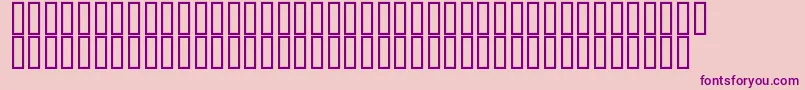 Flyman Font – Purple Fonts on Pink Background