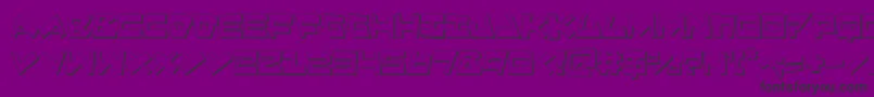 Quake3D Font – Black Fonts on Purple Background