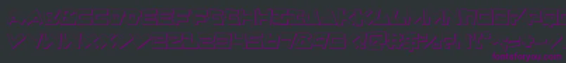 Quake3D Font – Purple Fonts on Black Background