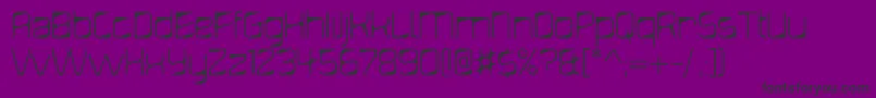 DiagondLight Font – Black Fonts on Purple Background