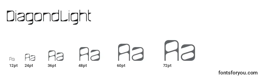 DiagondLight Font Sizes