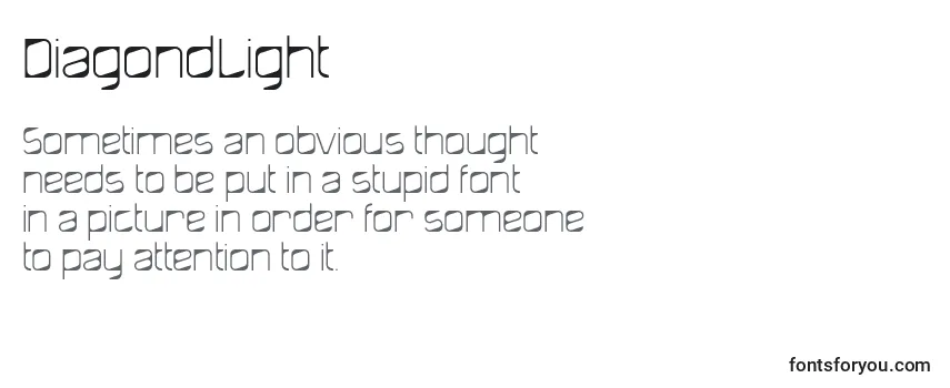 Review of the DiagondLight Font