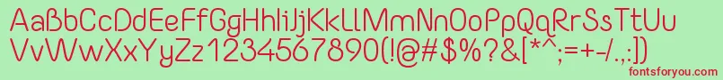 More about Yaahowu Font Yaahowu Font – Red Fonts on Green Background