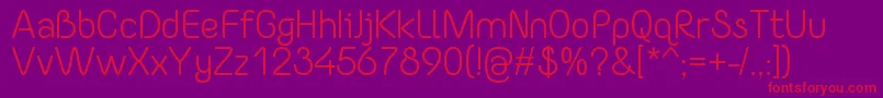 More about Yaahowu Font Yaahowu Font – Red Fonts on Purple Background