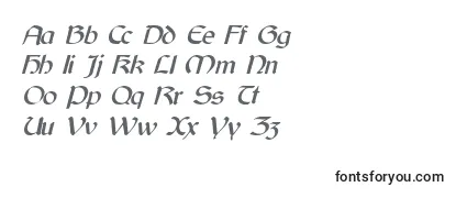 CyrodiilItalic-fontti