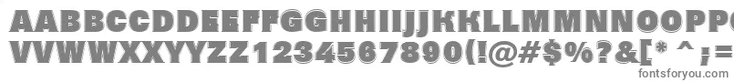 Шрифт Grotic7 – серые шрифты