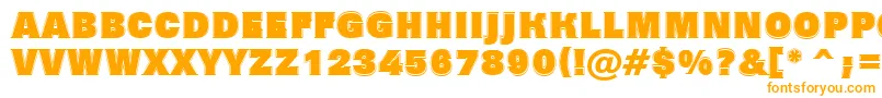 Grotic7 Font – Orange Fonts on White Background