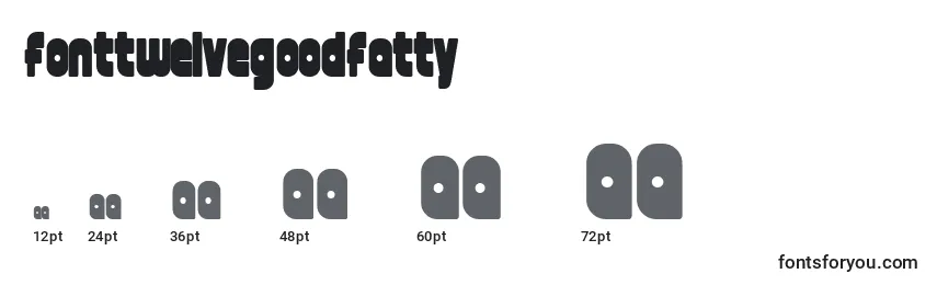 FontTwelveGoodFatty Font Sizes