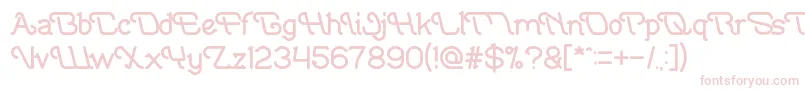 IndonesiaTanahAirBeta Font – Pink Fonts on White Background