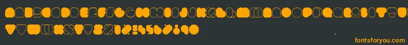 Www.Happyloverstown.EuDiscofat Font – Orange Fonts on Black Background