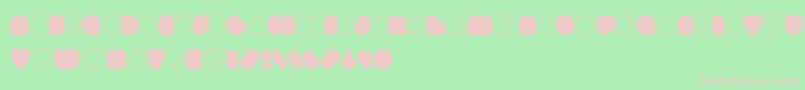 Www.Happyloverstown.EuDiscofat Font – Pink Fonts on Green Background