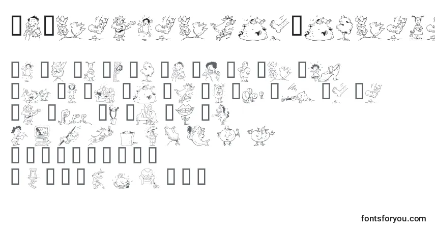 Police DfSituationsOneitctt - Alphabet, Chiffres, Caractères Spéciaux