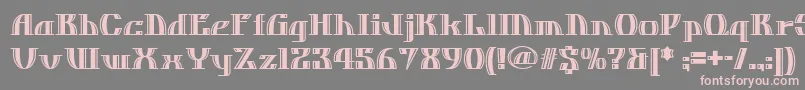 fuente Dos ffy – Fuentes Rosadas Sobre Fondo Gris