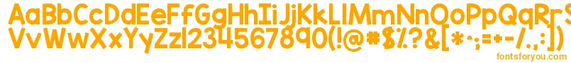 Kgblankspacesolid Font – Orange Fonts