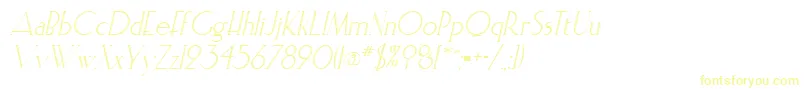 ElisiainlineItalic Font – Yellow Fonts