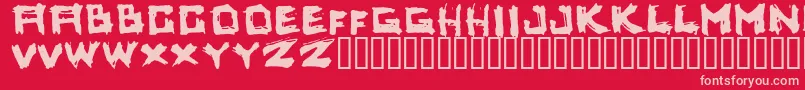 En savoir plus sur la police Yoicks ffy Police Yoicks ffy – polices roses sur fond rouge