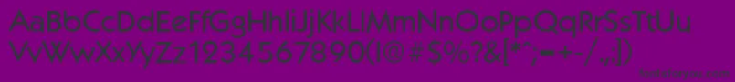 KoblenzSerialRegularDb Font – Black Fonts on Purple Background