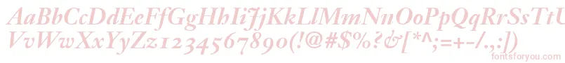 JansonText76BoldItalicOldstyleFigures Font – Pink Fonts