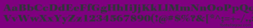 KeplerstdBlackext Font – Black Fonts on Purple Background