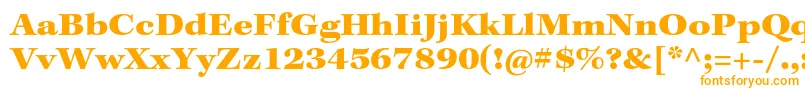 KeplerstdBlackext Font – Orange Fonts on White Background
