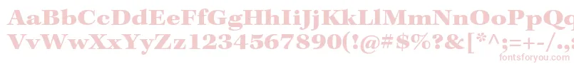 KeplerstdBlackext Font – Pink Fonts on White Background