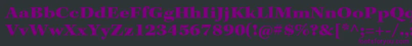KeplerstdBlackext Font – Purple Fonts on Black Background