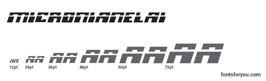 Micronianelai Font Sizes