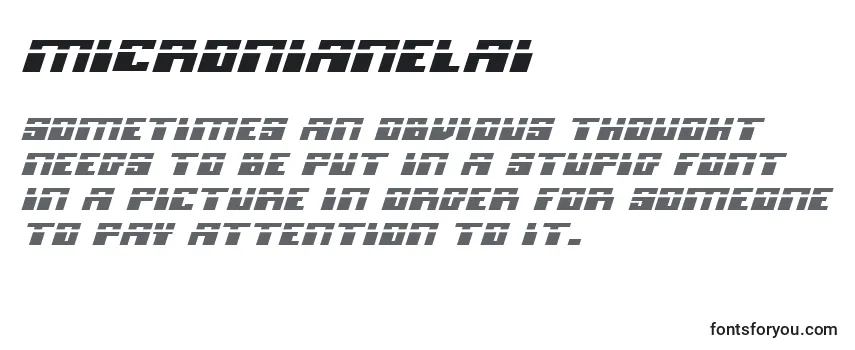 Micronianelai Font