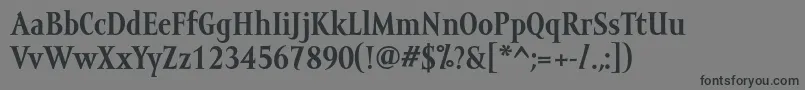 MramortextBold Font – Black Fonts on Gray Background